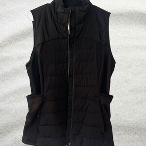 Women's Black Puffer Vest- Lulu 12